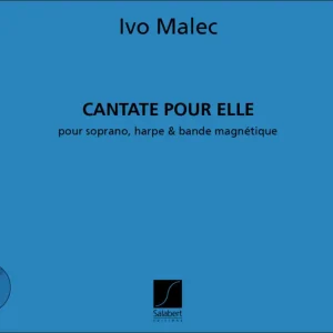 Salabert Cantate Pour Elle Sop. Voix Harpe Et Bande Wochenendangebot