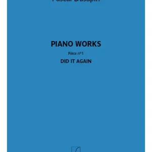 Salabert Piano works - Pièce n° 1 - Did it again Preis Gesenkt