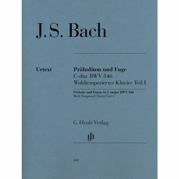 Direkt Vom Hersteller Henle Verlag Bach Präludium C-Dur BWV 846