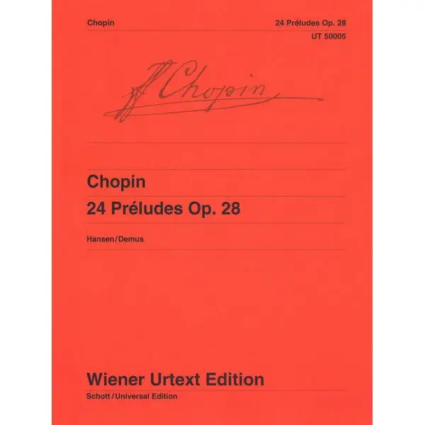 Wiener Urtext Edition Chopin 24 Préludes op. 28 Super-Preis