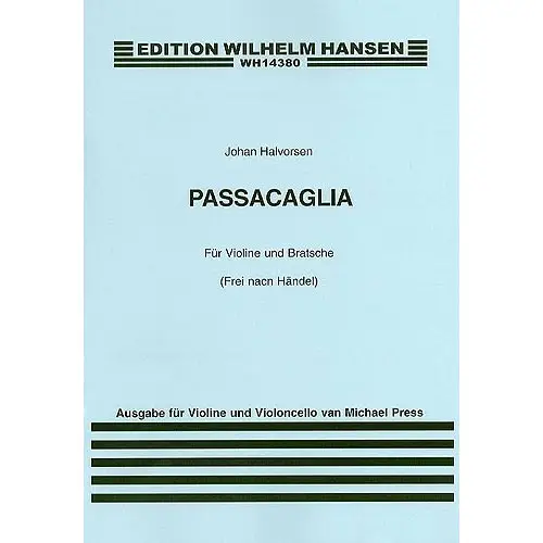 Sonderaktion Wilhelm Hansen Passacaglia For Violin and Cello