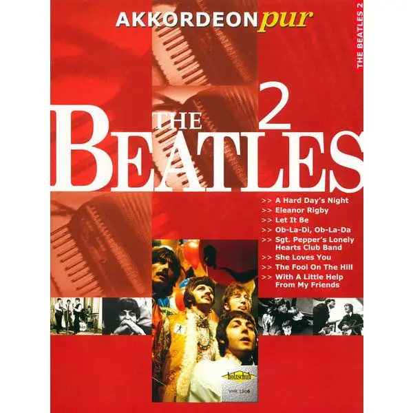 Abverkauf Holzschuh Verlag Accordion Pur Beatles 2