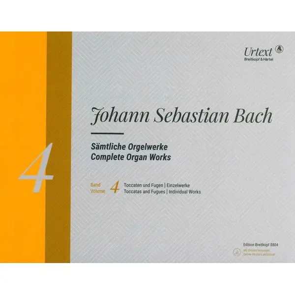Breitkopf & Härtel Bach Sämtliche Orgelwerke 4 Sonderaktion