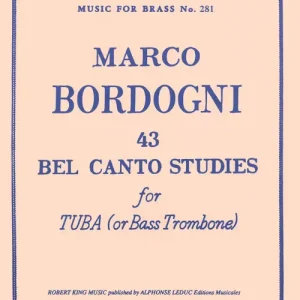 Sale Leduc 43 Bel Canto Studies ( Tuba/Bass Trombone )