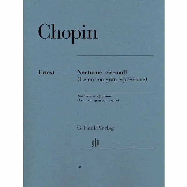 Online Kaufen Henle Verlag Chopin Nocturne cis-moll