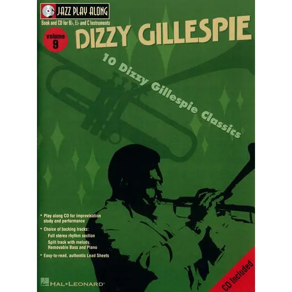 Beliebt Hal Leonard Jazz Along Dizzy Gillespie