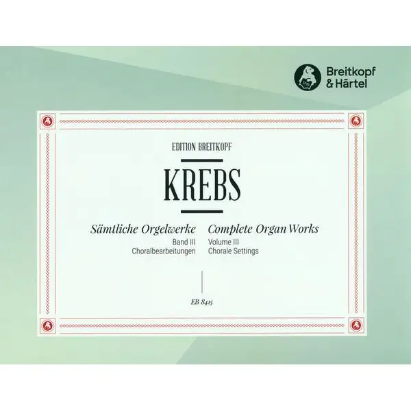 Breitkopf & Härtel Krebs Orgelwerke III Günstig
