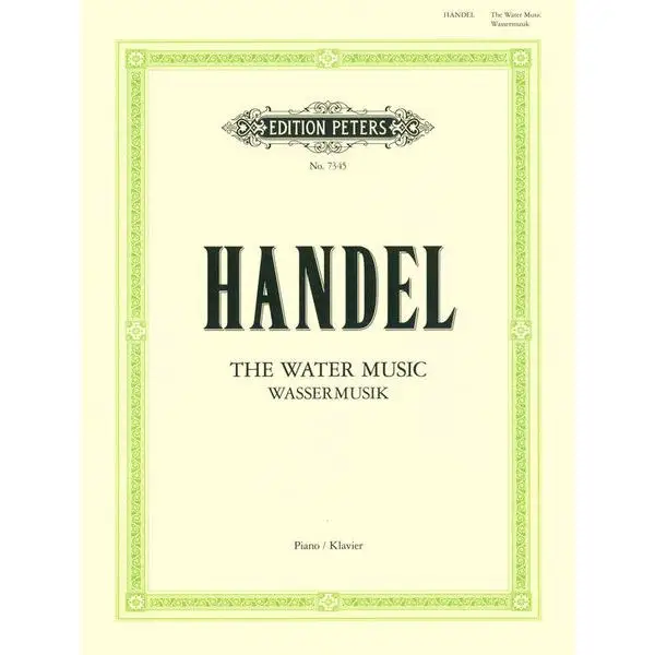 Neu Edition Peters Händel Wassermusik Klavier