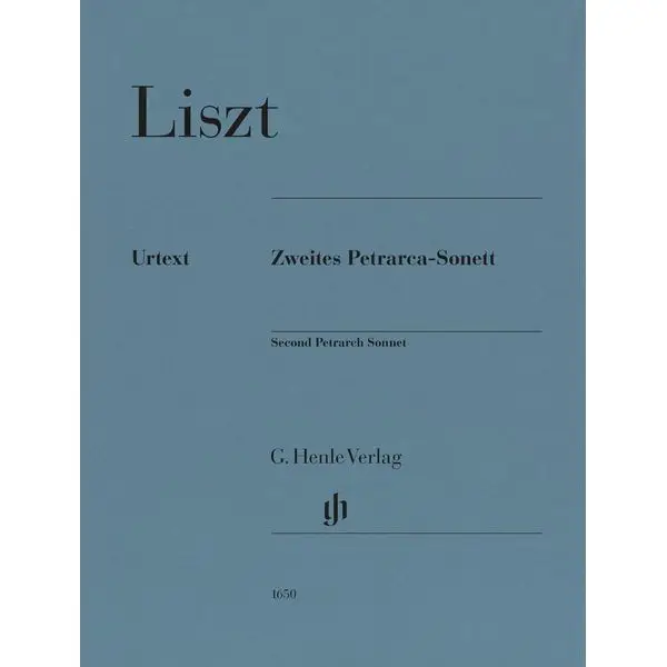 Henle Verlag Liszt Zweites Petrarca-Sonett Gratis Versand