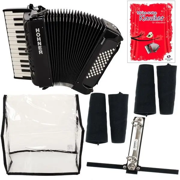 Hohner Bravo II 48 black Set Expressversand