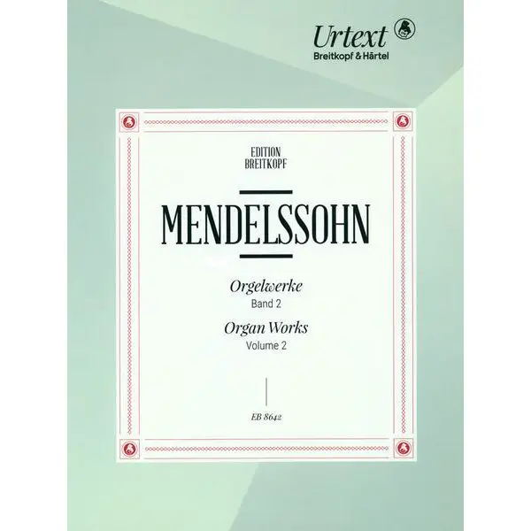 Breitkopf & Härtel Mendelssohn Orgelwerke 2 Rabatt