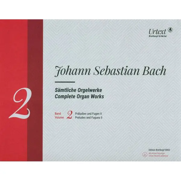 Preisknaller Breitkopf & Härtel Bach Sämtliche Orgelwerke 2