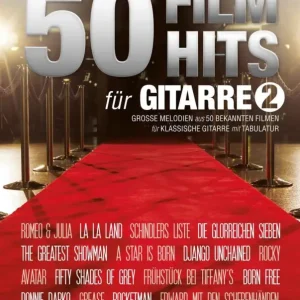 Abverkauf Bosworth 50 Filmhits für Gitarre 2