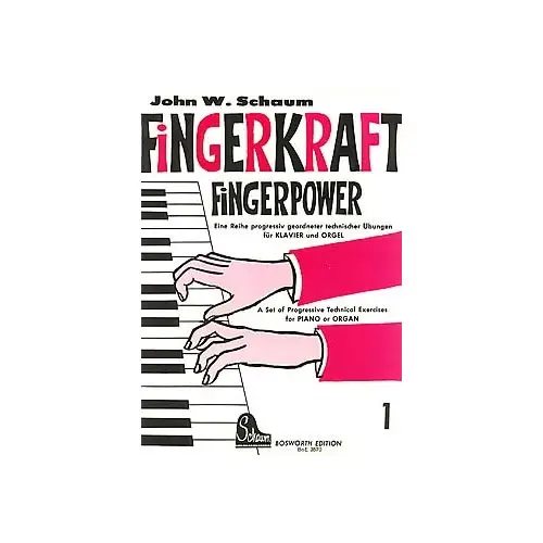 Finale Aktion Bosworth Fingerkraft Heft 1 (Fingerpower Book 1)