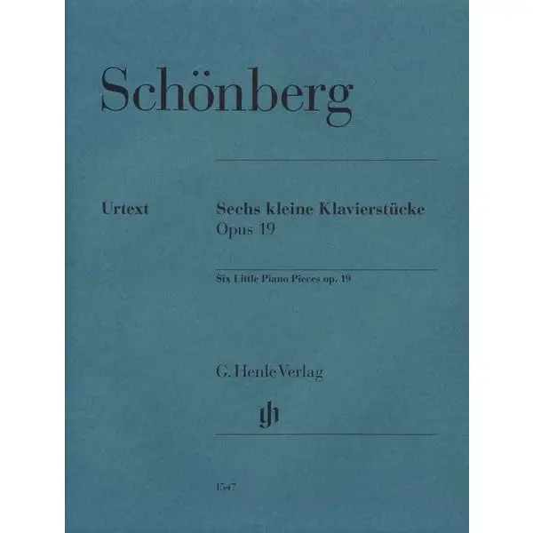 Henle Verlag Schönberg Sechs kleine Klavier Highlight