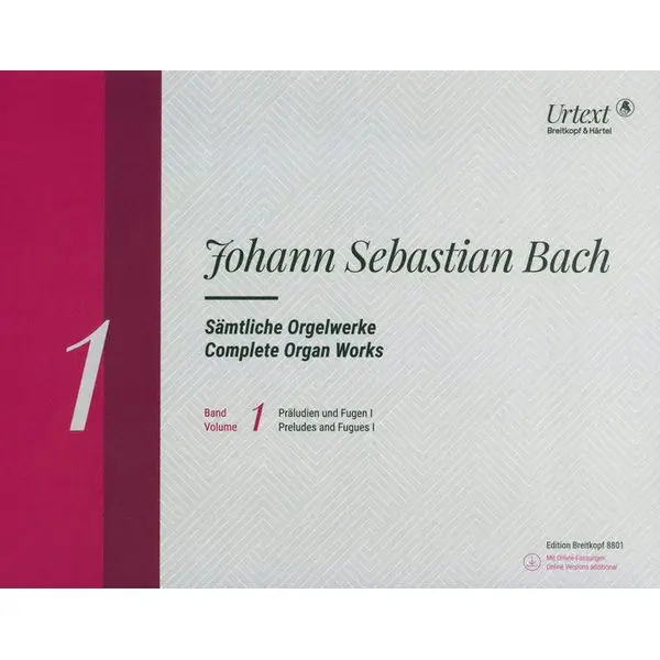 Breitkopf & Härtel Bach Sämtliche Orgelwerke 1 Neue Kollektion