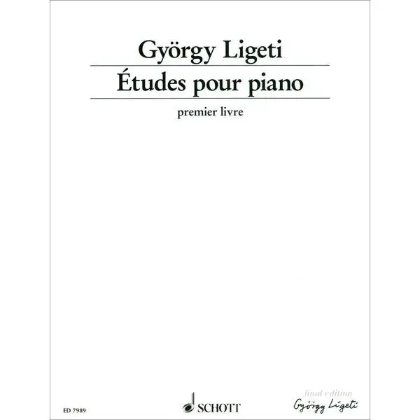Kostenloser Versand Schott Ligeti Etudes pour Piano 1