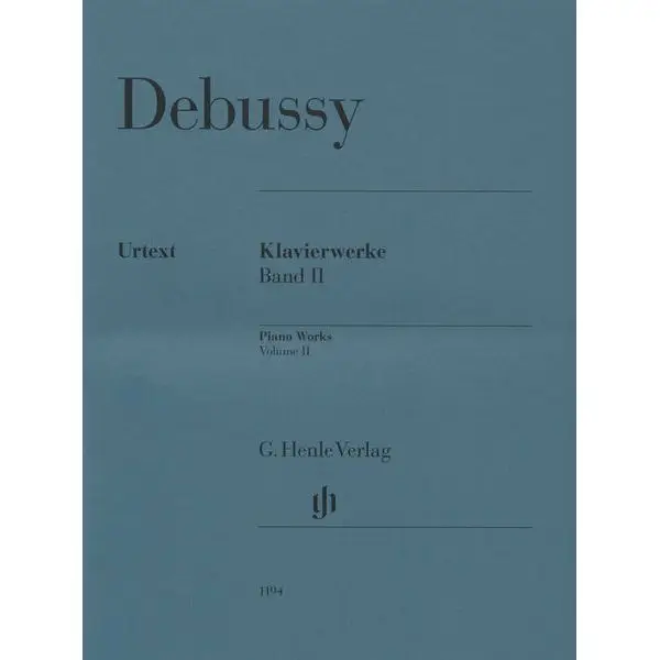 Henle Verlag Debussy Klavierwerke 2 Saisonangebot
