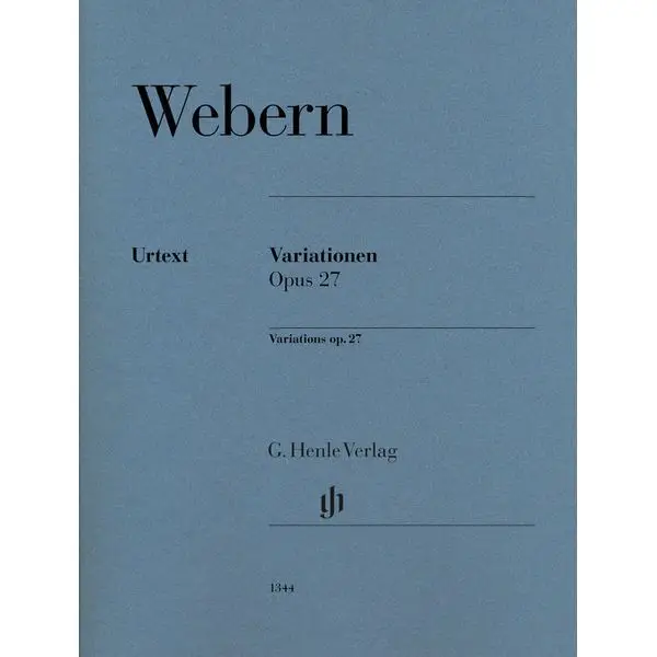 Saisonangebot Henle Verlag Webern Variationen op. 27