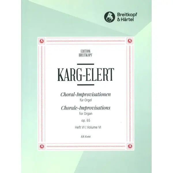 Breitkopf & Härtel Choral-Improvisationen 6 Super-Preis