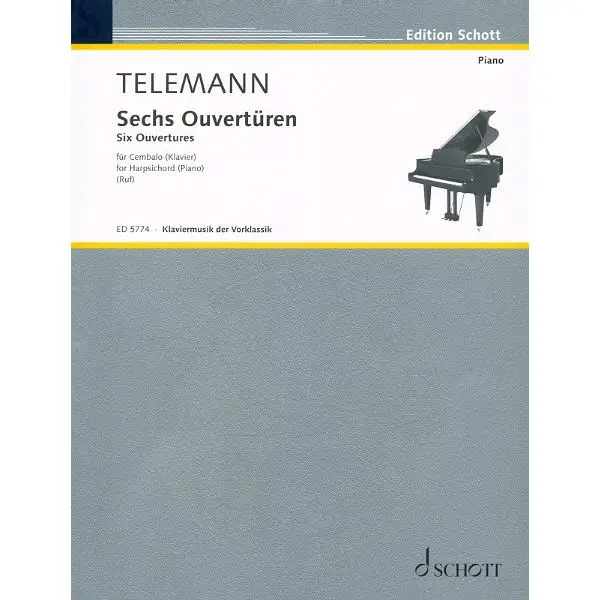 Schott Telemann Sechs Ouvertüren Rabatt