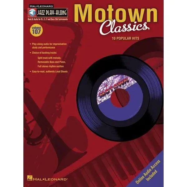 Sale Hal Leonard Jazz Play Along Motown
