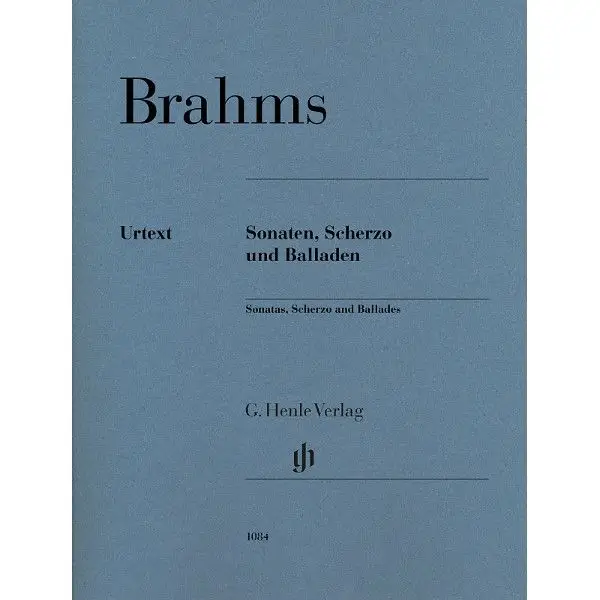 Neuheit Henle Verlag Brahms Sonate Scherzo Ballade
