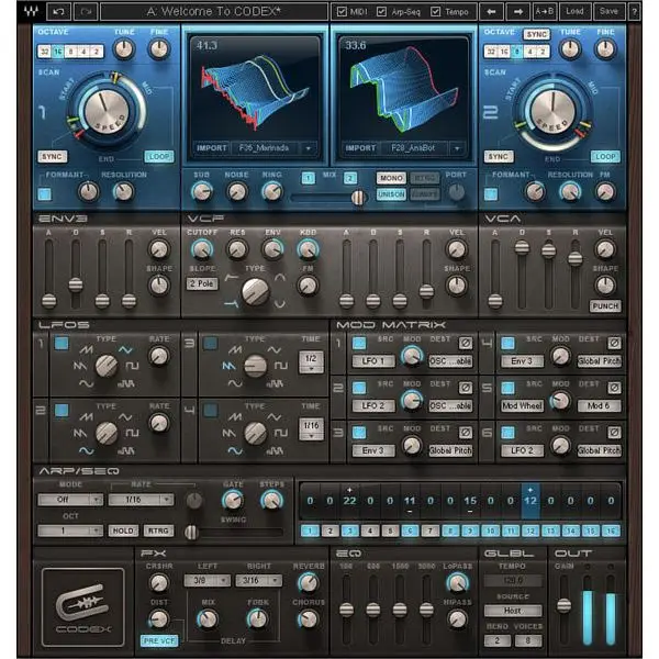 Waves Codex Wavetable Synth Direktkauf