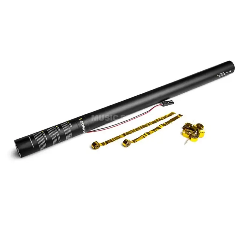 MagicFX Luftschlangen Kanone 80cm gold metallic, elektrisch Top-Preis