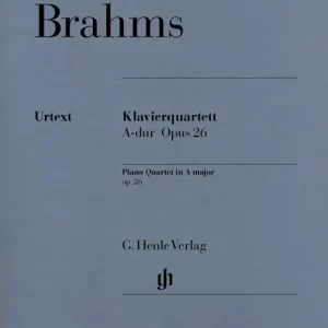 Online Kaufen Henle Verlag BRAHMS J. - PIANO QUARTET A MAJOR OP. 26