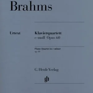 Henle Verlag BRAHMS J. - PIANO QUARTET C MINOR OP. 60 Nur Heute
