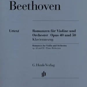 Henle Verlag BEETHOVEN L.V. - ROMANCES FOR VIOLIN AND ORCHESTRA OP. 40 & 50 IN G AND F MAJOR Heißes Angebot