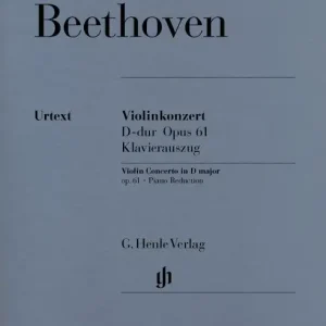 Henle Verlag BEETHOVEN L.V. - CONCERTO D MAJOR OP. 61 FOR VIOLIN AND ORCHESTRA Letzte Chance