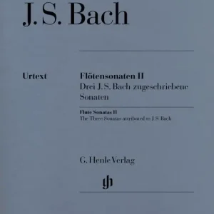 Henle Verlag BACH J.S. - FLUTE SONATAS VOLUME II (3 SONATAS ASCRIBED TO J. S. BACH - WITH VIOLONCELLO PART) Ausverkauf