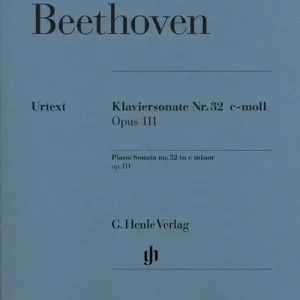 Henle Verlag BEETHOVEN L.V. - PIANO SONATA NO. 32 C MINOR OP. 111 Meistverkauft
