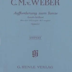 Henle Verlag WEBER C.M.V. - INVITATION TO THE DANCE D FLAT MAJOR OP. 65 - PIANO Ausverkauf