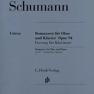 Nur Heute Henle Verlag SCHUMANN R. - ROMANCES FOR OBOE (OR VIOLIN OR CLARINET) AND PIANO OP. 94 (VERSION FOR CLARINET)