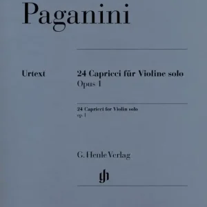 Jetzt Kaufen Henle Verlag PAGANINI N. - 24 CAPRICCI OP. 1 (NOTATED AND ANNOTATED VERSION)