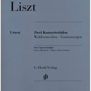 Heißes Angebot Henle Verlag LISZT F. - TWO CONCERT STUDIES