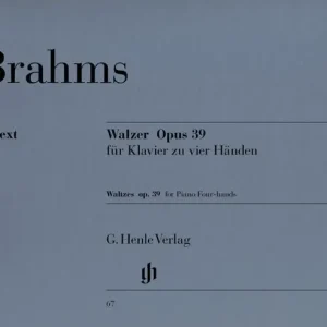 Markenware Henle Verlag BRAHMS J. - WALTZES OP. 39