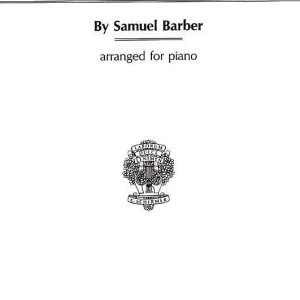 Hal Leonard BARBER SAMUEL - ADAGIO POUR CORDES - PIANO Neue Kollektion