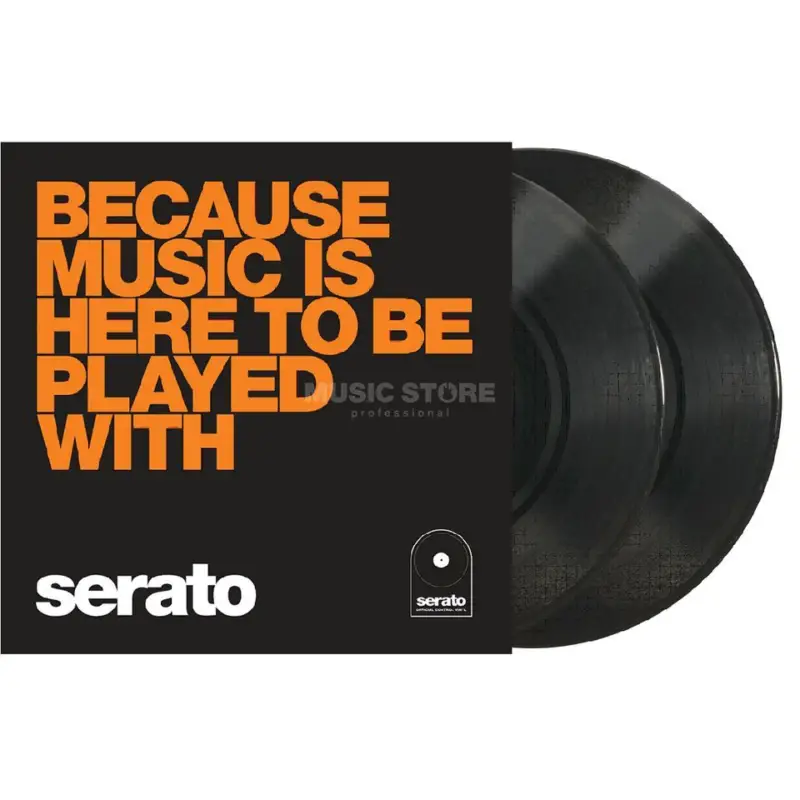 Saisonangebot Serato Manifesto 10" Control Vinyls schwarz, Because Music