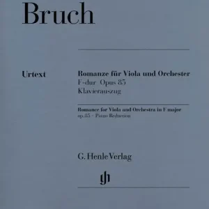 Heißes Angebot Henle Verlag BRUCH M. - ROMANCE FOR VIOLA AND ORCHESTRA F MAJOR OP. 85