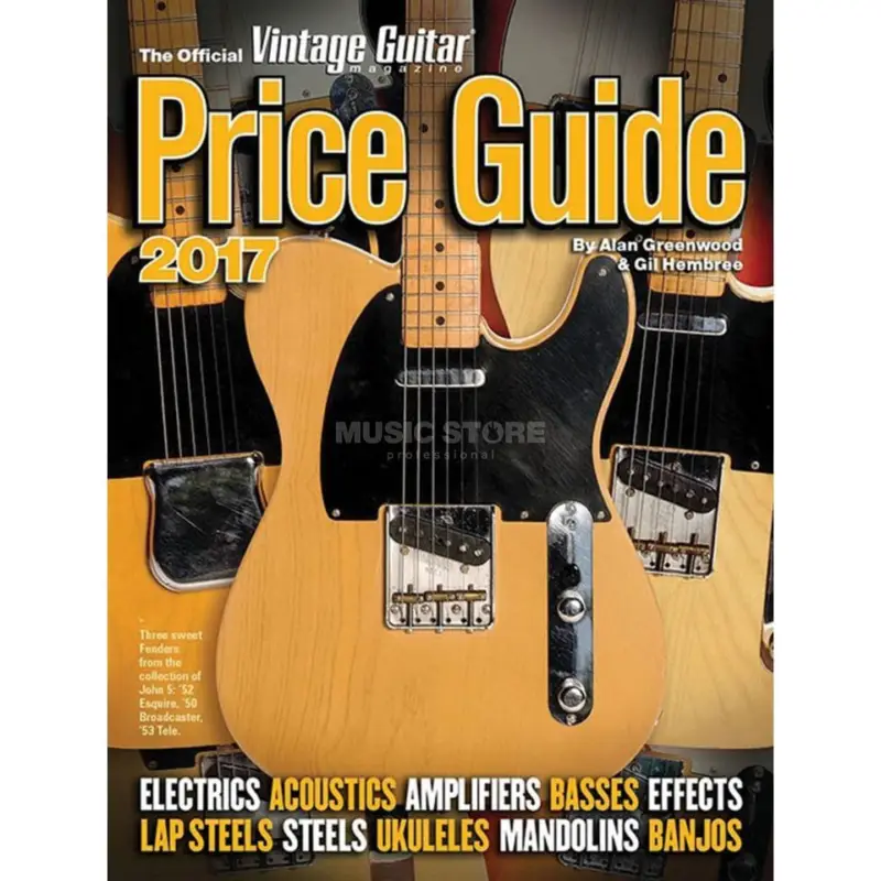 Preiswert Hal Leonard The Official Vintage Guitar Magazine Price Guide 2017