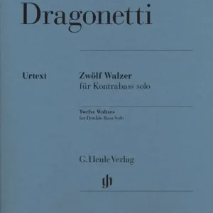 Finale Aktion Henle Verlag DRAGONETTI D. - TWELVE WALTZES FOR DOUBLE BASS SOLO