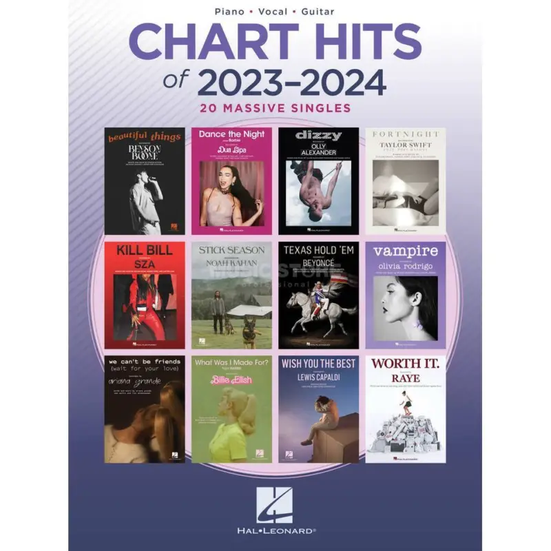 Hal Leonard Chart Hits of 2023-2024 PVG Jetzt Kaufen