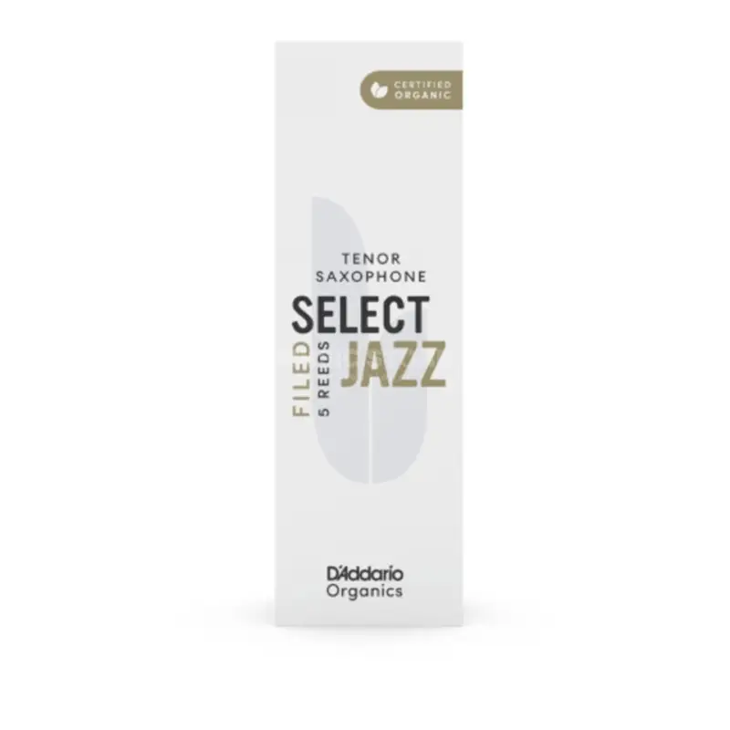 D'Addario Woodwinds Organic Sel. Jazz Filed Tenor 3 Medium, 5er-Packung Preisknaller