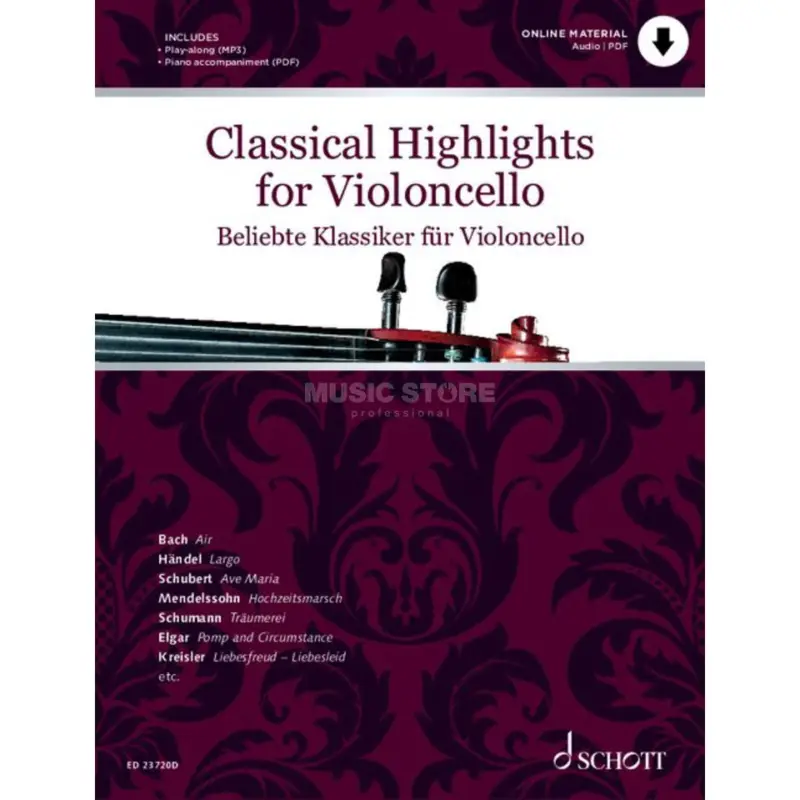 Heißes Angebot Schott Music Classical Highlights for Violoncello