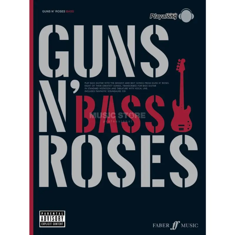 Faber Music Guns N' Roses Authentic Bass Playalong Gratis Versand