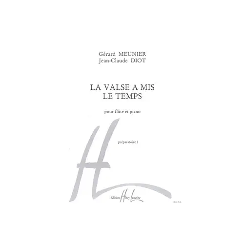 Zertifiziert Lemoine MEUNIER G. / DIOT J.-C. - VALSE A MIS LE TEMPS (LA) - FLUTE PIANO